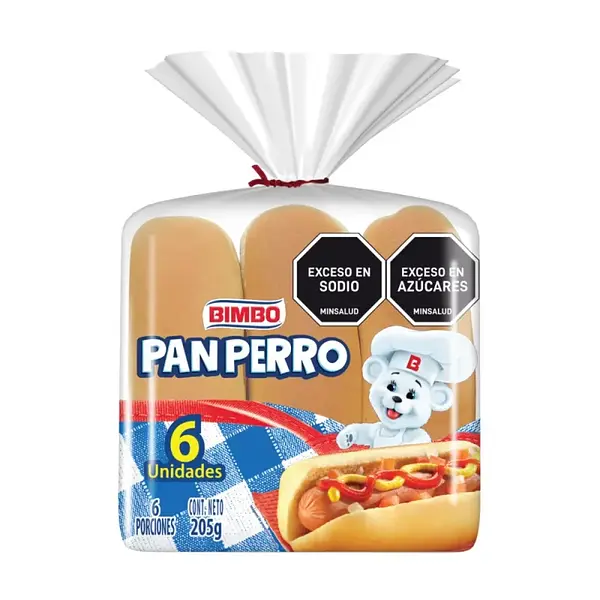 PAN PERRO BIMBO*205G