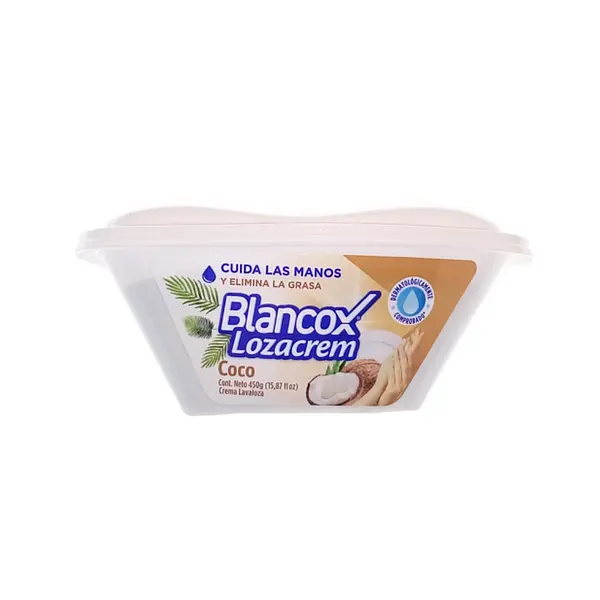 JABON CREMA LOZA COCO BLANCOX * 450G