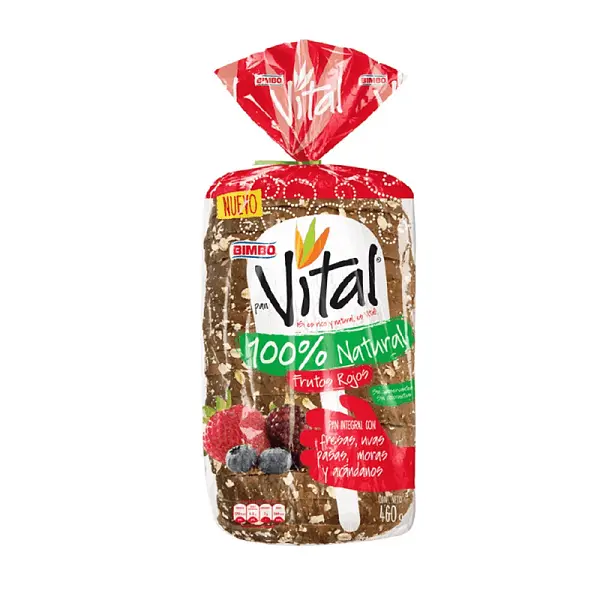 PAN TAJADO FRUTOS ROJOS BIMBO*460G