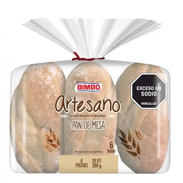 PAN MESA ARTESANO BIMBO*6U