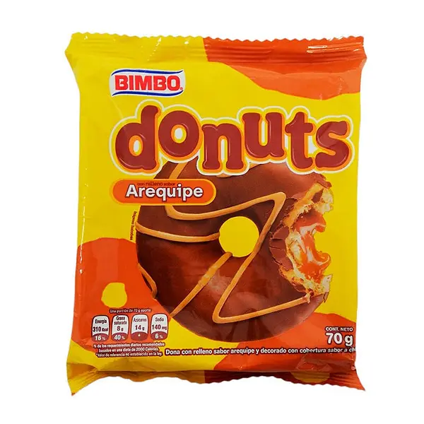 PONQUE DONUTS AREQUIPE BIMBO *70 GR