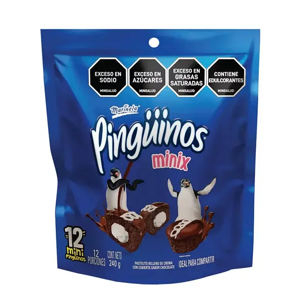 PONQUE PINGUINOS MINIX BIMBO*12U