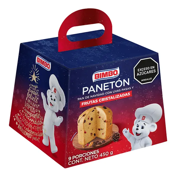 PAN PANETON FRUTA BIMBO * 450G