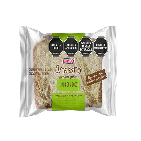 PONQUE ARTESANO BIMBO LIMON COCOG75G