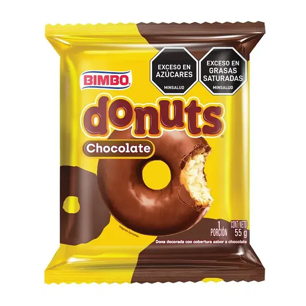 PONQUE DONUTS CHOCOLATE BIMBO *55 GR