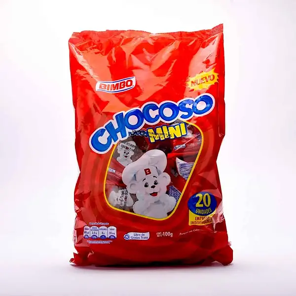 PONQUE CHOCOSO MINI BIMBO *20U