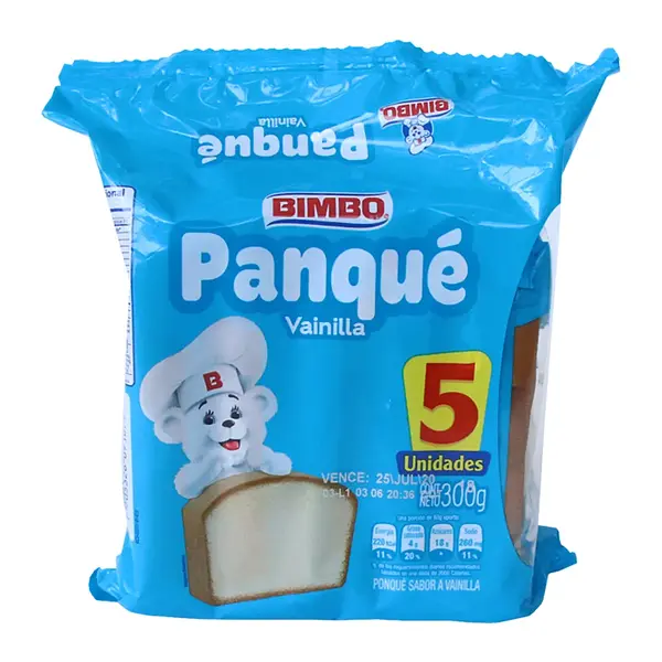 PONQUE VAINILLA BIMBO *300GR*5U