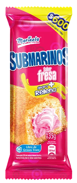 PONQUE FRESA SUBMARINO*35G
