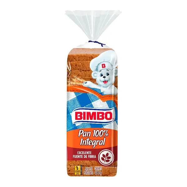 PAN TAJADO INTEGRAL BIMBO*480GR