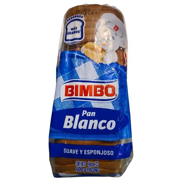 PAN TAJADO BLANCO BIMBO*600G