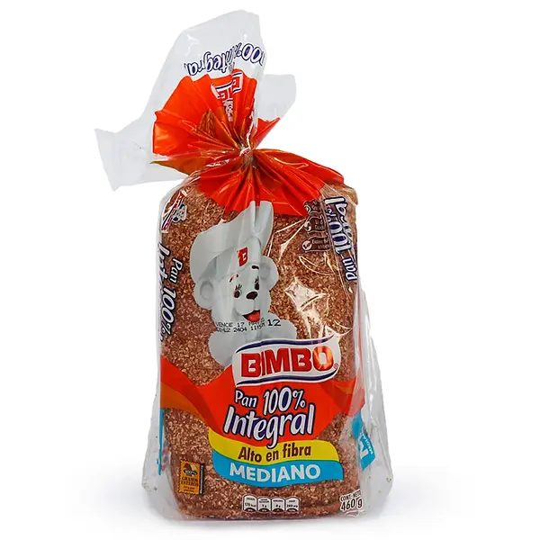 PAN TAJADO INTEGRAL FIBRA BIMBO*460G