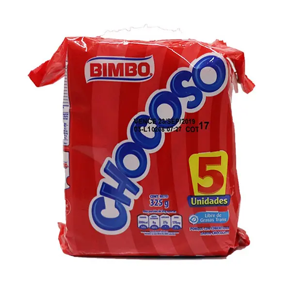 PONQUE CHOCOSO BIMBO * 5UN