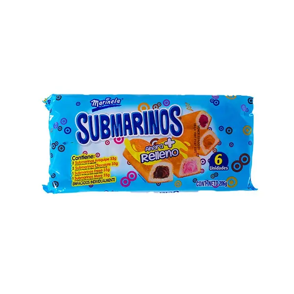 PONQUE SUBMARINOS *6UND