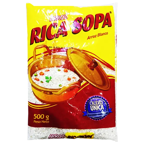 ARROZ BLANCO SOPA RICA SOPA*500G