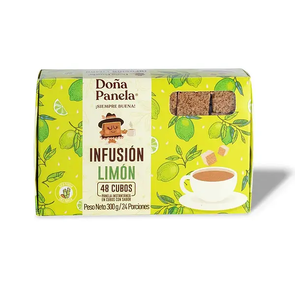 PANELA CUBOS LIMON DOÑA PANELA*48U