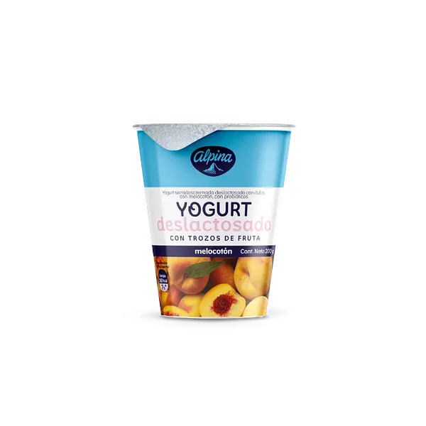 YOGURT MELOCOTON DESLAC ALPINA *200G