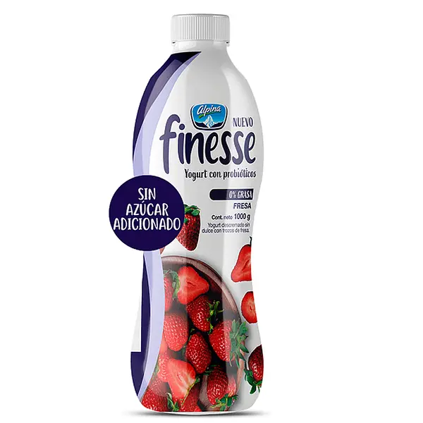 YOGURT FRESA FINESSE ALPINA*1000ML