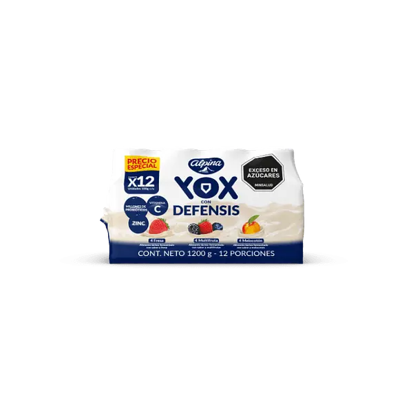 YOGURT SURTIDO YOX ALPINA*12U