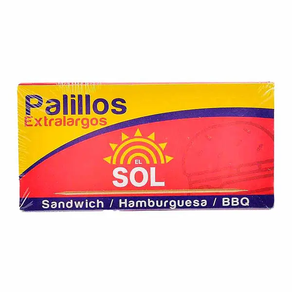 PALILLOS EXTRALARGOS EL SOL *125UND