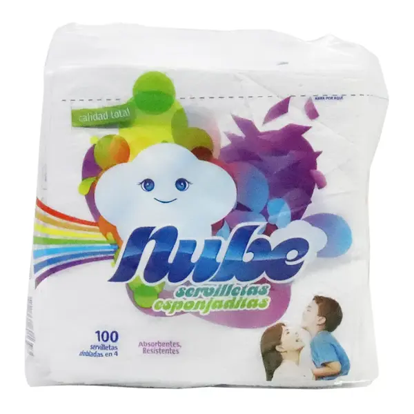 SERVILLETA PARTIDA NUBE*100UN