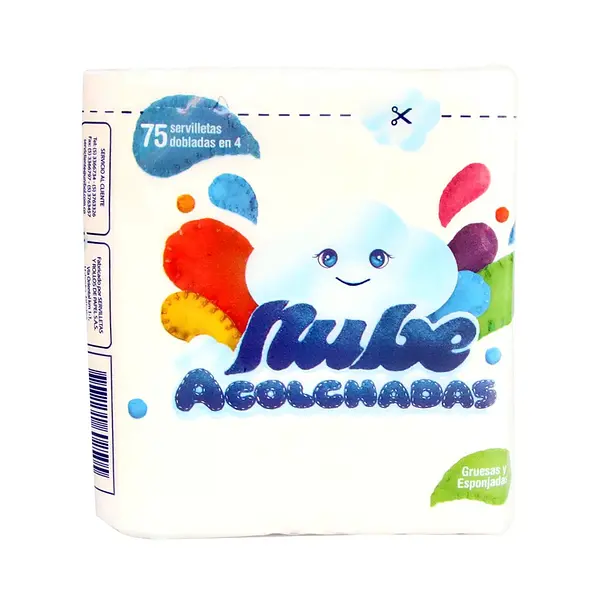 SERVILLETA PARTIDA ACOLCHADA NUBE*200UND