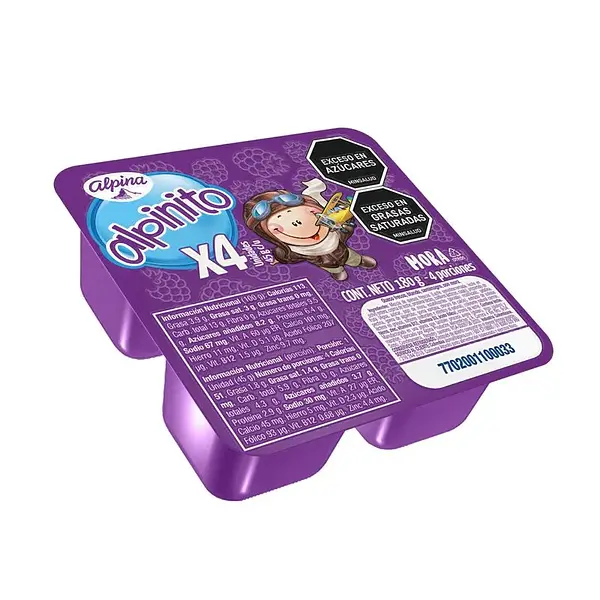 YOGURT MORA ALPINITO ALPNA *45G