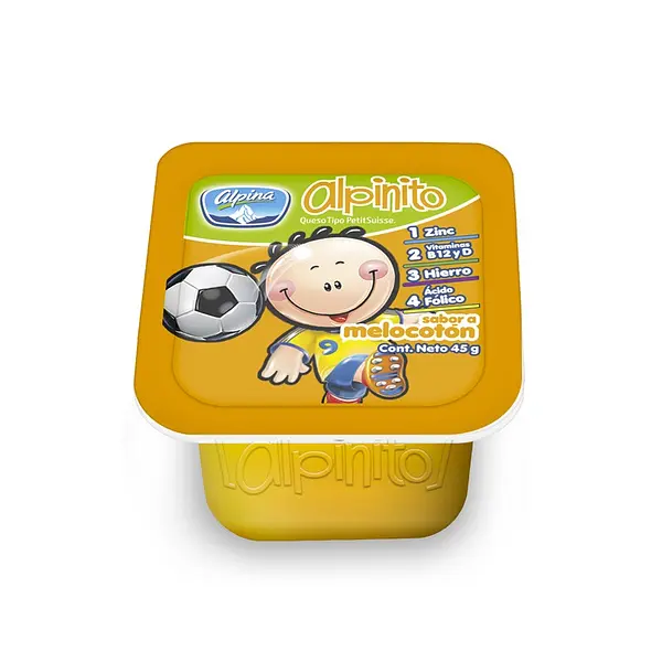 YOGURT MELOCOTON ALPINITO ALPINA *45G