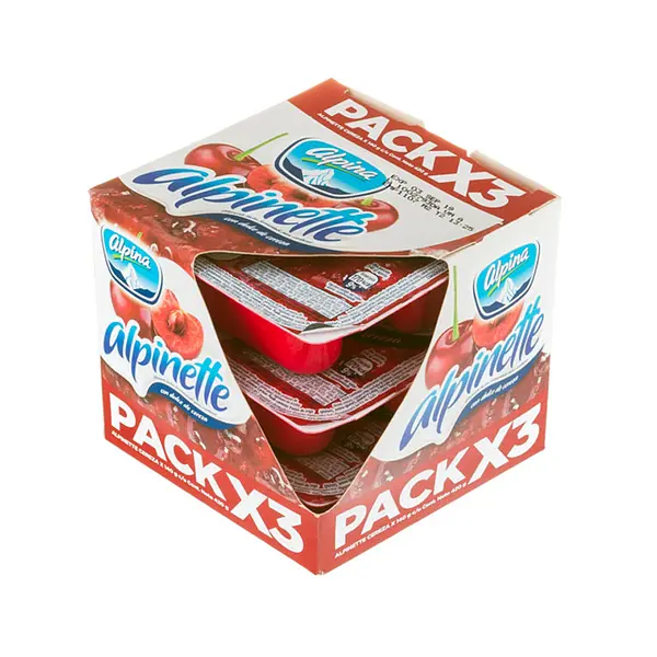 YOGURT CEREZA ALPINETTE ALPINA PACK *3U