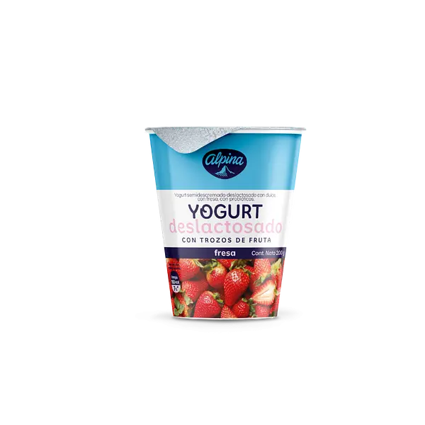 YOGURT FRESA DESLAC ALPINA *150GR