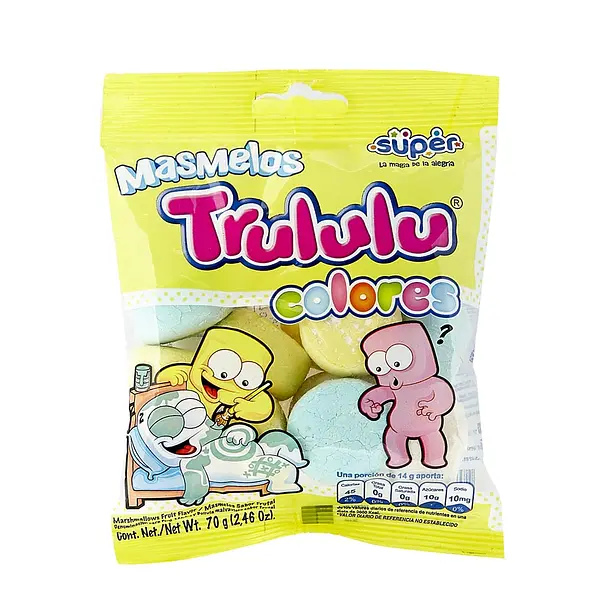 MASMELO COLORES TRULULU*70GR