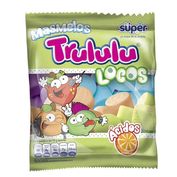 MASMELO ACIDOS TRULULU*70G