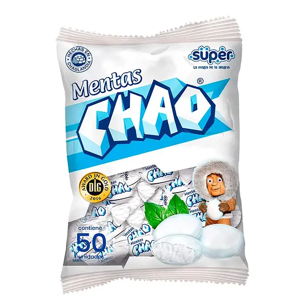 CARAMELO MENTA CHAO*50U