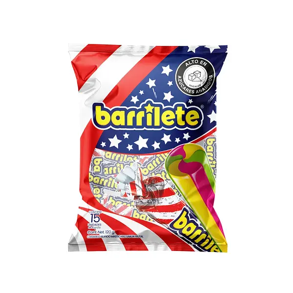 CARAMELO BARRILETE*15U