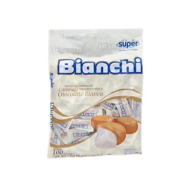 CARAMELO RELLENO BLANCO BIANCH * 100