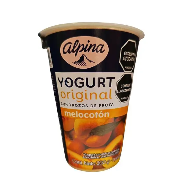 YOGURT MELOCOTON ALPINA *200GR