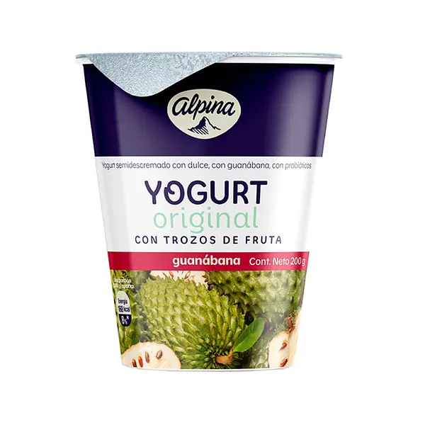 YOGURT GUANABANA ALPINA *200GR