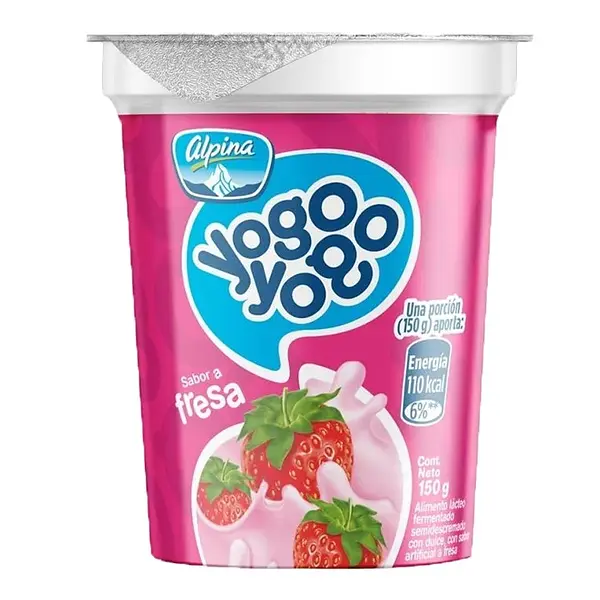 YOGURT FRESA YOGO YOGO ALPINA*150ML