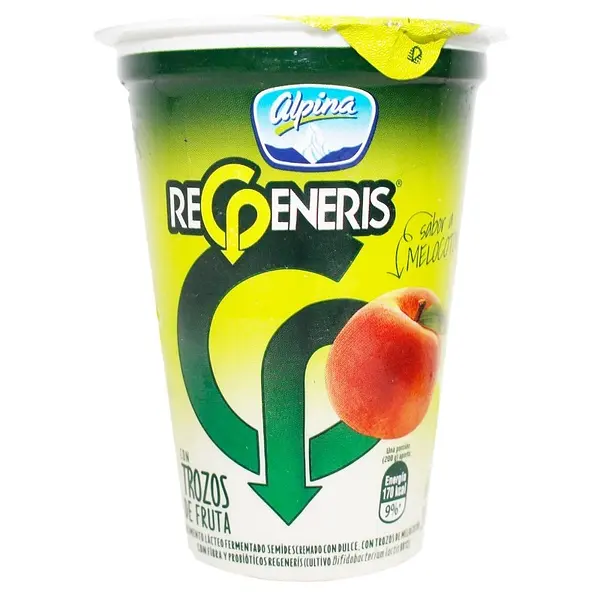 YOGURT MELOCOTON REGENERIS *200GR
