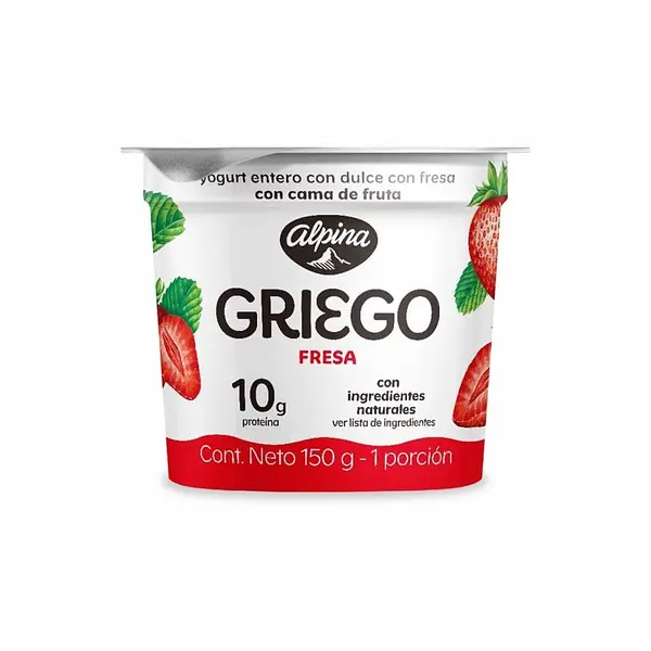 YOGURT GRIEGO FRESA ALPINA *150GR