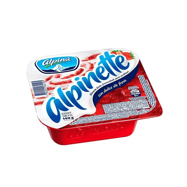 YOGURT FRESA ALPINETTE ALPINA *140G