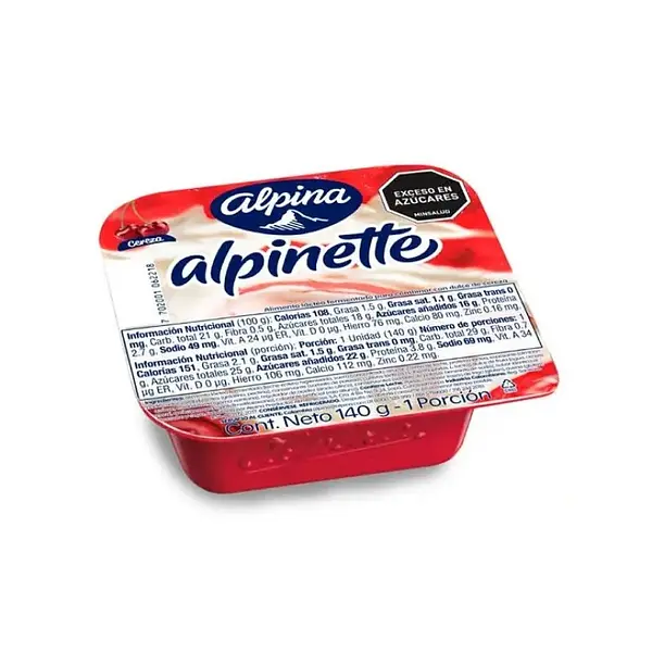 YOGURT CEREZA ALPINETTE ALPINA *140G