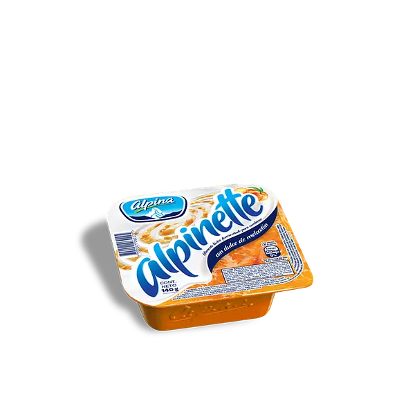 YOGURT MELOCOTON ALPINETTE ALPINA *140G