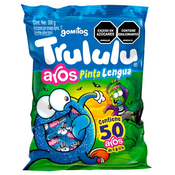 GOMA AROS PINTA LENGUA TRULULU*50U