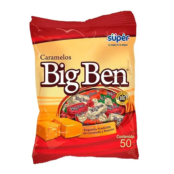 CARAMELO CLASICO BIGBEN*50UN