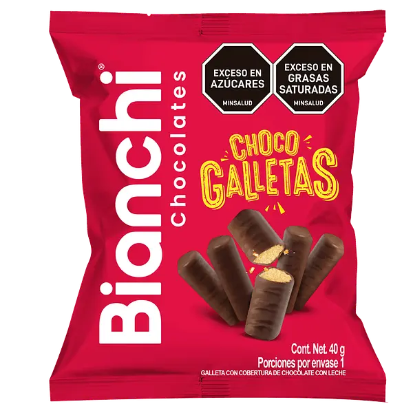 CARAMELO BIANCHI CHOCO GALLETAS*40G