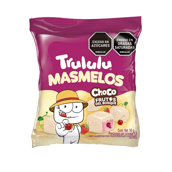 MASMELO RELLENO FRUTOS BOSQU TRULULU*50G