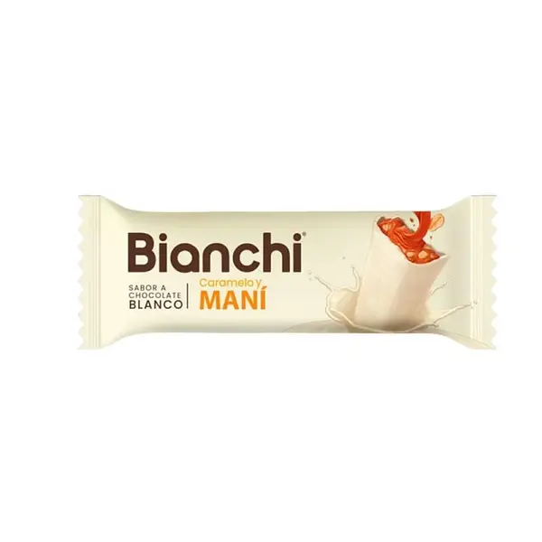 CARAMELO BARRA MANI BLANCO BIANCHI*40G