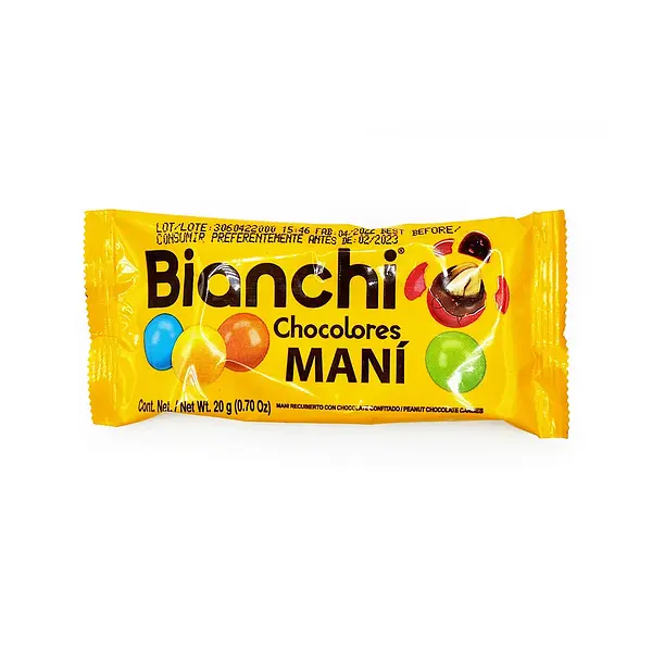 SNACK MANI CHOCOCOLORES MANI BIANCHI*20G