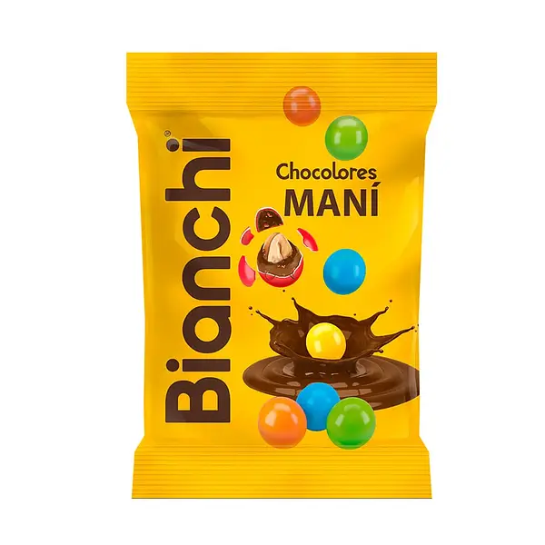 CARAMELO BIANCHI CHOCOLORES MANI*65GR
