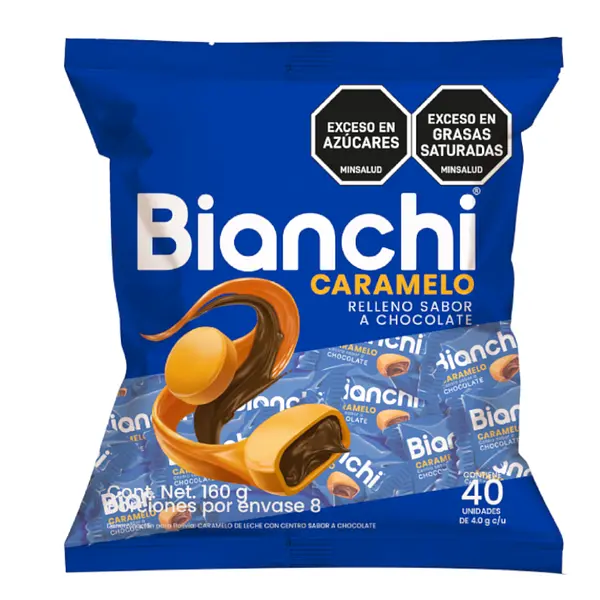 CARAMELO RELLENO CHOCOLATE * 40UN BIANCH